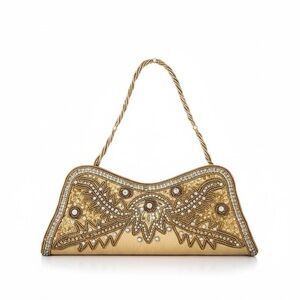 Hand Beaded Gold Clutch it is such an amazing piece